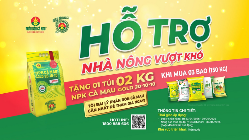 Thông tin chương trình Hỗ trợ nhà nông vượt khó. Ảnh: PVCFC