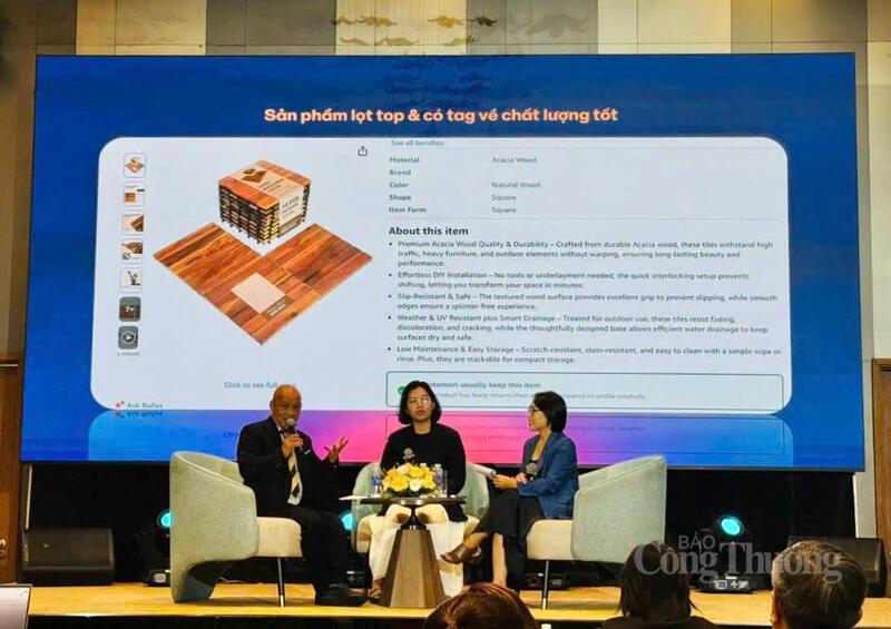 Nhiều doanh nghiệp địa phương đã có dịp tiếp cận những xu hướng mới về xuất khẩu trực tuyến, đồng thời tìm hiểu các giải pháp xây dựng thương hiệu trên thị trường quốc tế. Ảnh: Hiền Mai