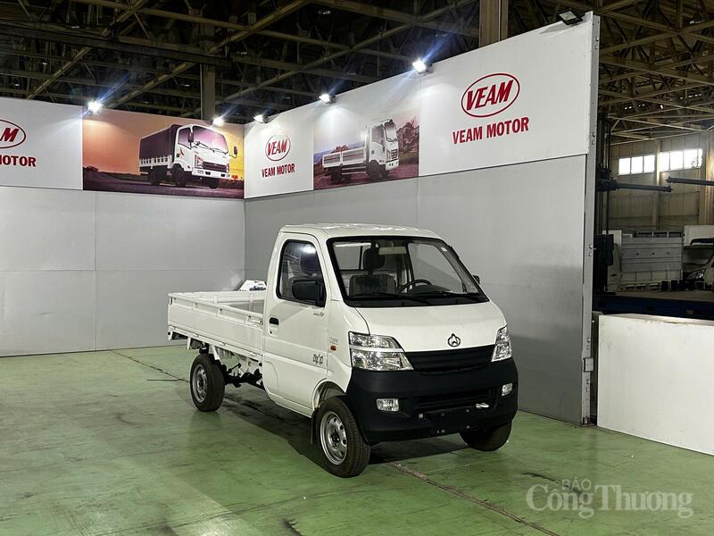 141 xe được bán đấu giá là xe tải nhẹ Changan. Ảnh: Minh Thuỳ