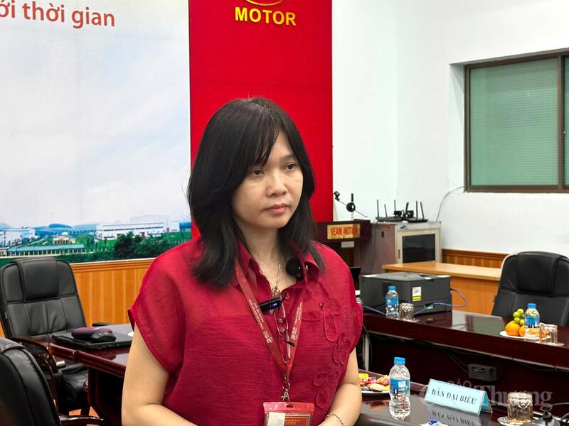 Bà Nguyễn Thị Thu Giang, đấu giá viên Công ty Cổ phần Đấu giá hợp danh Đấu giá Việt Nam. Ảnh: Minh Thuỳ
