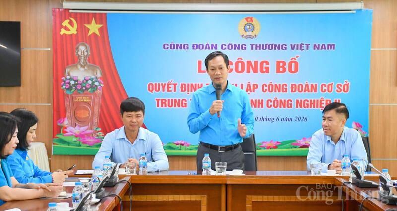 Ông Lê An Hải, Chủ tịch Công đoàn Công Thương Việt Nam. Ảnh: Thanh Minh.