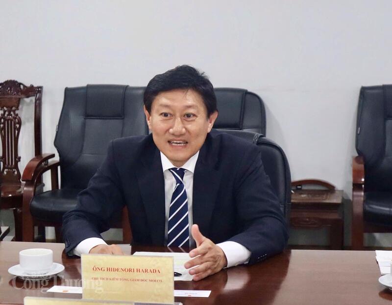 Ông Hidenori Harada, Chủ tịch kiêm Tổng giám đốc Công ty Thăm dò và khai thác dầu khí Mitsui (MOECO). Ảnh: Phương Trang