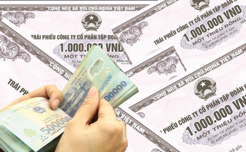 5 tháng đầu năm, tổng giá trị phát hành riêng lẻ là 107.018 tỷ đồng và giá trị phát hành ra công chúng là 20.333 tỷ đồng. Ảnh minh hoạ