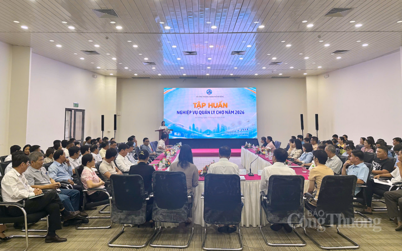 Hội nghị tập huấn nghiệp vụ về quản lý chợ TP. Đà Nẵng năm 2026