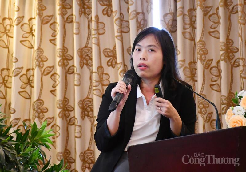Bà Nguyễn Thị Thùy Linh - Giám đốc Kinh doanh Thương mại điện tử Công ty CP Logistics Vinalink. Ảnh: Thanh Minh.