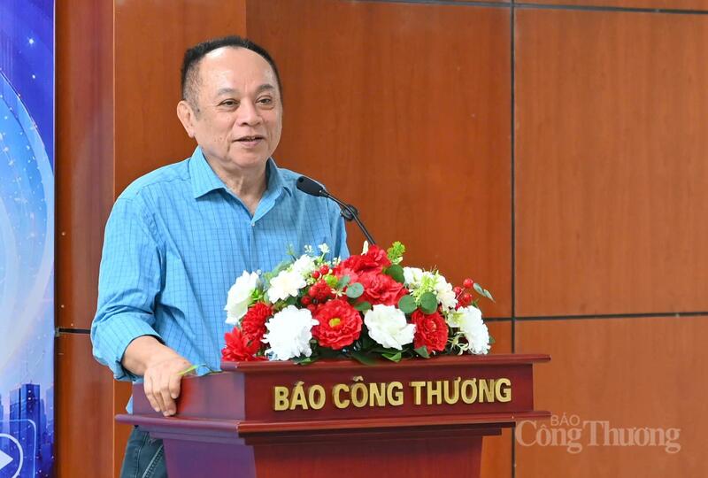 Ông Trần Vệ, nguyên Tổng Biên tập Báo Đối ngoại Vietnam Economic News (Báo Công Thương hiện nay). Ảnh: Nam Nguyễn