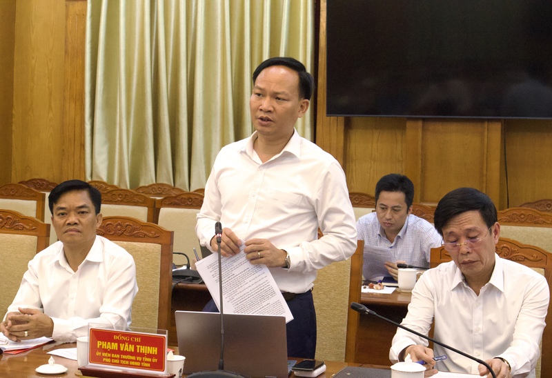 Ông Phạm Văn Thịnh, Ủy viên Ban Thường vụ Tỉnh ủy, Phó Chủ tịch UBND tỉnh Bắc Ninh. Ảnh: Phương Trang