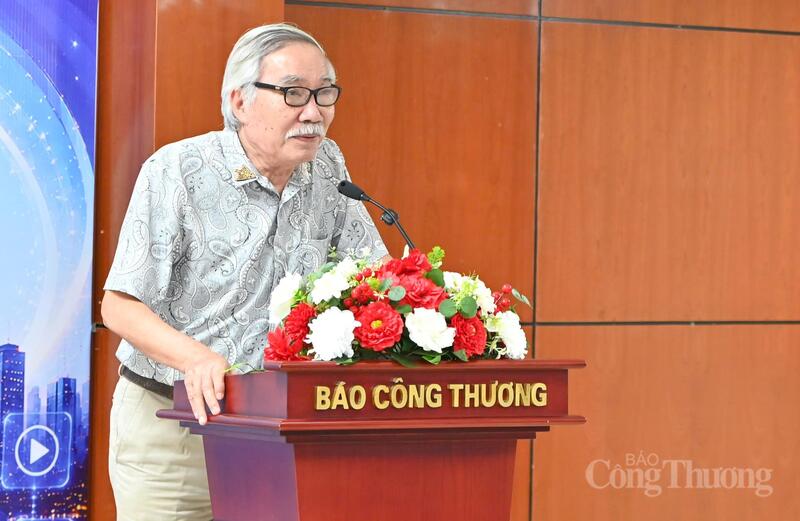 Nguyên Tổng Biên tập Báo Công Thương Bùi Đức Khiêm. Ảnh: Nam Nguyễn