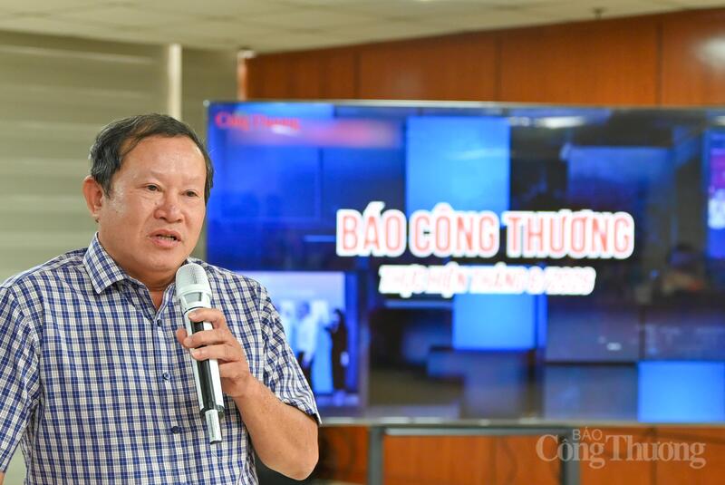 Nguyên Tổng Biên tập Báo Công Thương Nguyễn Hữu Quý. Ảnh: Nam Nguyễn