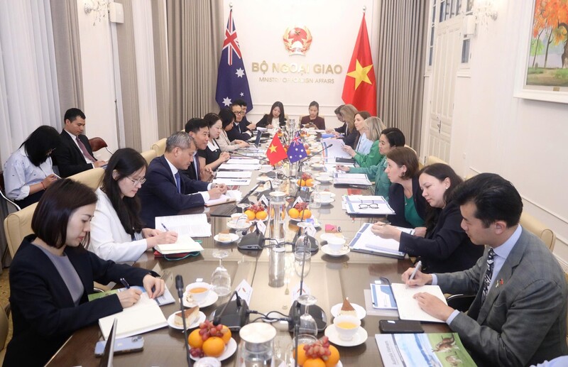 Đối thoại Quan chức cấp cao Việt Nam - Australia lần thứ 2. Ảnh: Báo Thế giới và Việt Nam