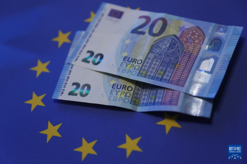 Báo cáo của ECB cho thấy vai trò quốc tế của đồng euro tiếp tục được củng cố trong bối cảnh kinh tế toàn cầu nhiều biến động. Ảnh: Xinhua