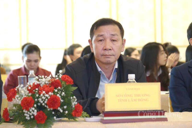 Ông Biện Tấn Tài, Phó Giám đốc Sở Công Thương tỉnh Lâm Đồng tại hội thảo. Ảnh: Lê Sơn