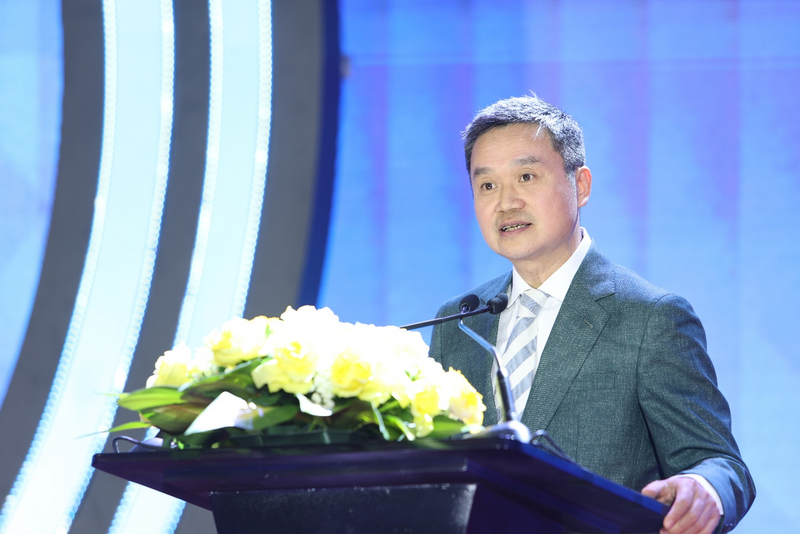 Bí thư Đảng uỷ, Chủ tịch HĐQT Phạm Văn Thanh -Tập đoàn Xăng dầu Việt Nam phát biểu tại lễ kỷ niệm