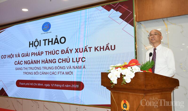 Ông Trần Thanh Hải, Phó Cục trưởng Cục Xuất nhập khẩu (Bộ Công Thương). Ảnh: Thanh Minh.