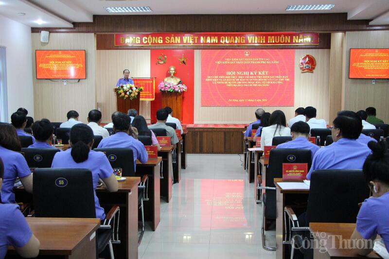 Hội nghị ký kết Quy chế phối hợp liên ngành thực hiện thí điểm Viện Kiểm sát nhân dân khởi kiện vụ án dân sự để bảo vệ quyền dân sự của các chủ thể là nhóm dễ bị tổn thương hoặc bảo vệ lợi ích công trên địa bàn TP. Đà Nẵng