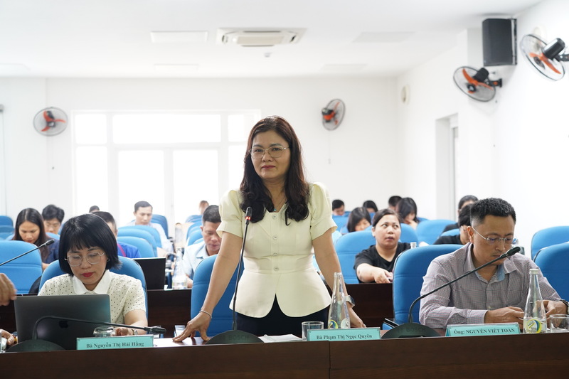 Bà Phạm Thị Ngọc Quyên, Phó Giám đốc Sở Khoa học và Công nghệ thành phố Đà Nẵng