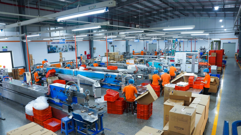 Công ty TNHH SaPon đang đẩy mạnh sản xuất xanh nhằm tăng cơ hội cạnh tranh trên thị trường. Ảnh: SaPon