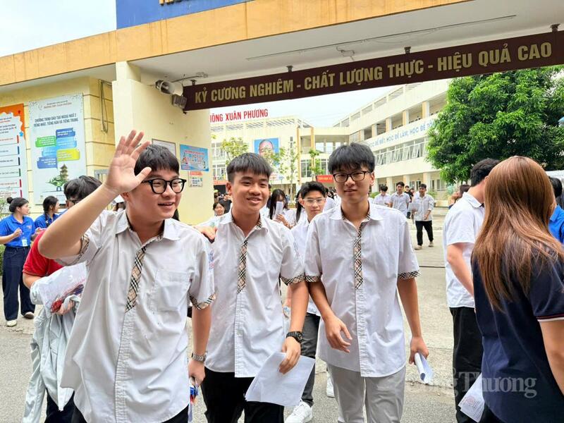 Thí sinh tham dự kỳ thi tốt nghiệp THPT.