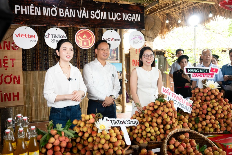 Phó Chủ tịch UBND tỉnh Bắc Ninh Phạm Văn Thịnh cùng ekip livestream bán vải thiều đã thu hút hàng trăm nghìn lượt xem, chốt gần 4.830 đơn hàng với hơn 31 tấn vải được tiêu thụ trong một ngày. Chương trình do TikTok Shop phối hợp với Sở Công Thương tỉnh Bắc Ninh và UBND xã Nam Dương tổ chức