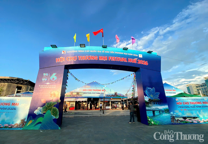 Hội chợ thương mại Festival Huế 2026 diễn ra từ ngày 12 - 18/6/2026