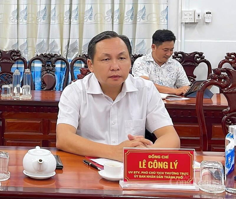 Ông Lê Công Lý - Phó Chủ tịch UBND TP. Cần Thơ, Phát biểu kết luận hội nghị. Ảnh: Khánh Ngọc.