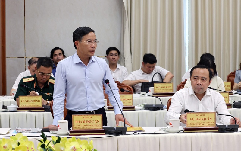 Thống đốc Ngân hàng Nhà nước Phạm Đức Ấn phát biểu - Ảnh: VGP/Phương Nguyên