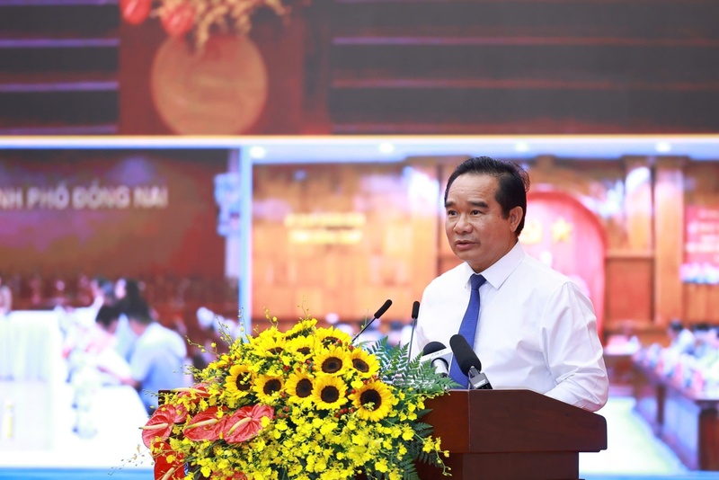 Chủ tịch UBND TP. Hồ Chí Minh Nguyễn Văn Được phát biểu hưởng ứng - Ảnh: VGP/Phương Nguyên