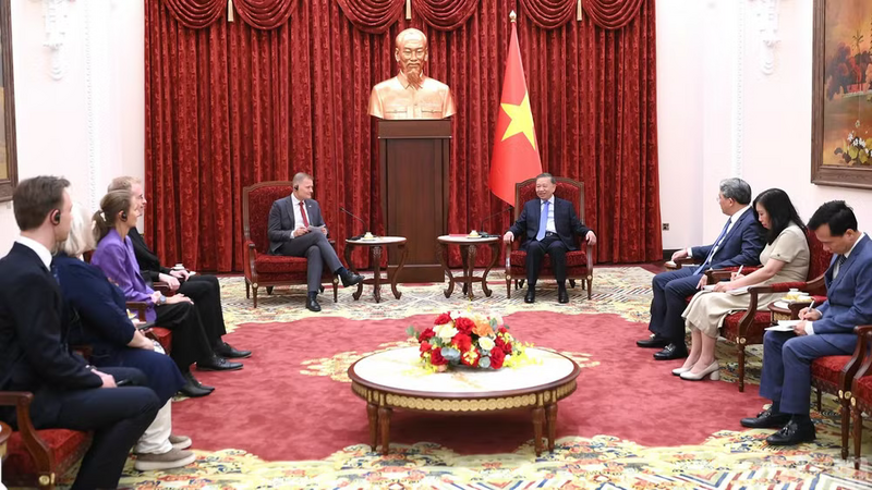 Quang cảnh cuộc tiếp. Ảnh: Đăng Khoa