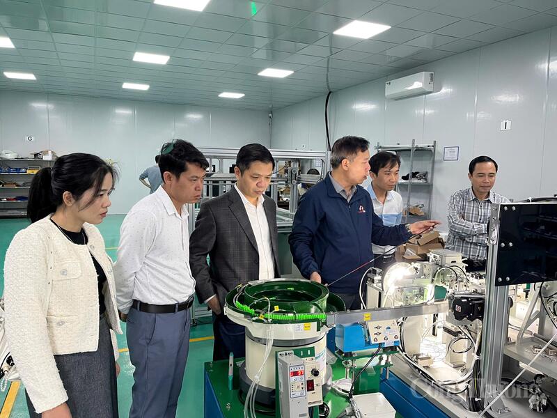 Nguồn lực khuyến công quốc gia đã góp phần hỗ trợ nhiều cơ sở công nghiệp nông thôn tỉnh Bắc Ninh đầu tư đổi mới công nghệ, nâng cao năng lực sản xuất. Ảnh: NH