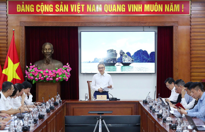 Hội thảo góp ý xây dựng hồ sơ Chiến lược phát triển và quản lý hệ thống báo chí đến năm 2030, tầm nhìn đến năm 2045. Ảnh: Trần Huấn