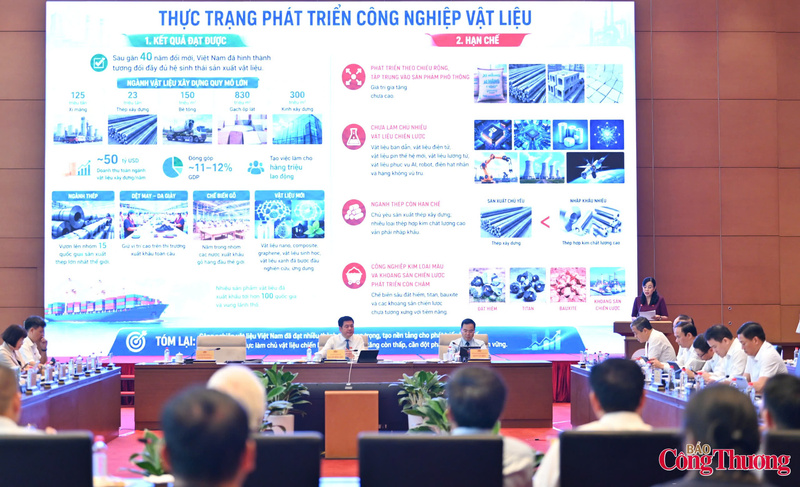 Đồng chí Nguyễn Thanh Hải nhấn mạnh, đối với Việt Nam, công nghiệp vật liệu và công nghiệp cơ khí không chỉ là các ngành sản xuất thông thường mà còn là nền tảng để thực hiện các mục tiêu lớn của đất nước đến năm 2030 và năm 2045.