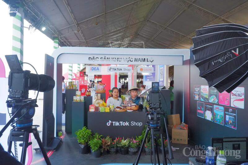 Các gian hàng trên TikTok Shop trở thành kênh kết nối mới, giúp doanh nghiệp, hợp tác xã giới thiệu và tiêu thụ nông sản trên nền tảng số.