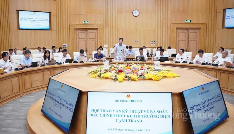 Bộ Công Thương tổ chức cuộc họp tham vấn kỹ thuật về rà soát, điều chỉnh thiết kế thị trường điện cạnh tranh - Ảnh: Nguyên Thảo