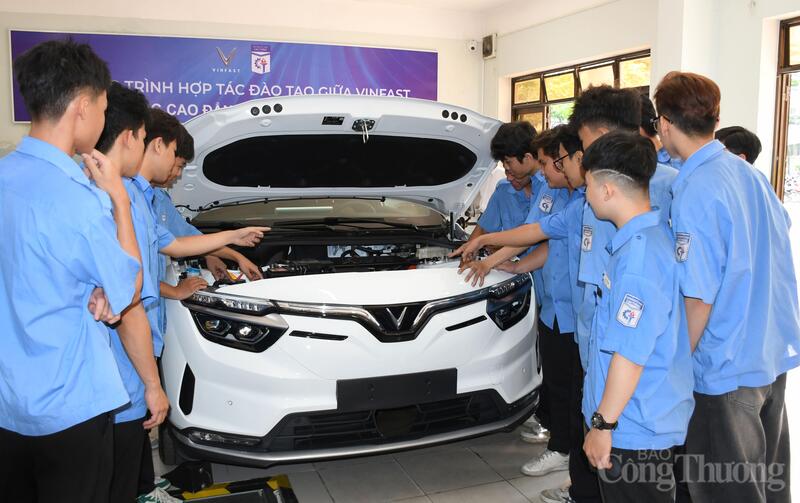 Sinh viên Trường Cao đẳng Kỹ thuật Cao Thắng. Ảnh: Thanh Minh.