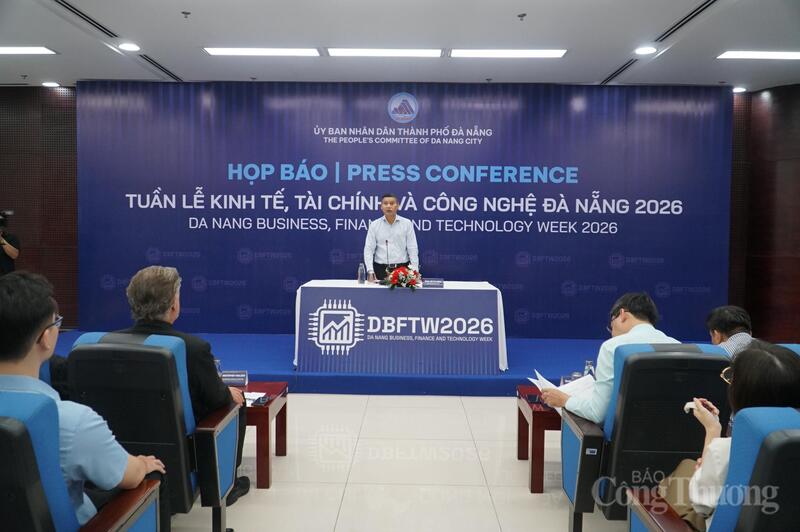 Họp báo giới thiệu Tuần lễ Kinh tế, Tài chính và Công nghệ Đà Nẵng năm 2026 (DBFTW 2026)