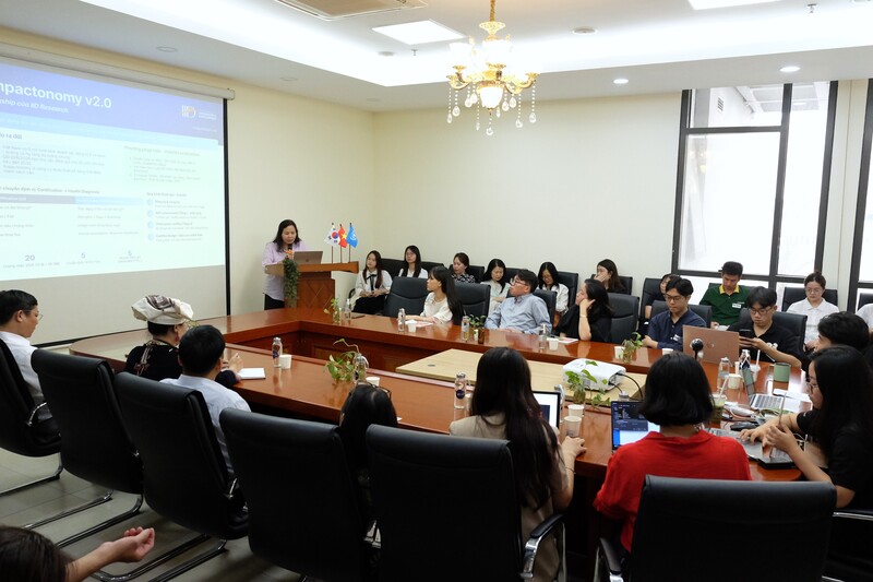 Sự kiện Khởi động“Eco-Venture Innovation Hub (EVI Hub) và các Chương trình hỗ trợ năm 2026”. Ảnh: Hoàng Thắng