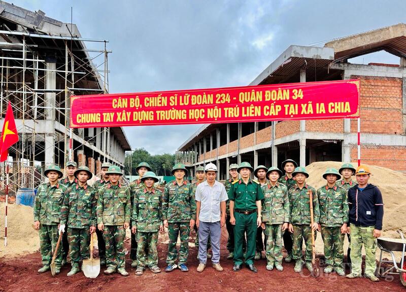 Đến nay, các đơn vị đều bảo đảm an toàn tuyệt đối, chấp hành nghiêm kỷ luật quân đội, giữ vững tư tưởng, quyết tâm cùng cấp ủy, chính quyền địa phương sớm hoàn thành các công trình trường học nơi biên giới.