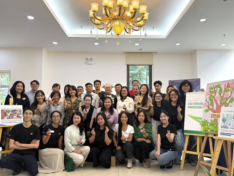 Eco-Venture Innovation Hub (EVI Hub) - mô hình được phát triển từ Chương trình Forest Ecopreneur chính thức được khởi động. Ảnh: Hoàng Thắng