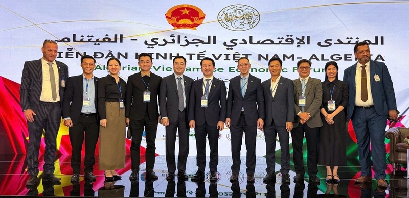 Đoàn công tác của Petrovietnam, PVEP tại Diễn đàn Kinh tế Việt Nam - Algeria. Ảnh: PVEP