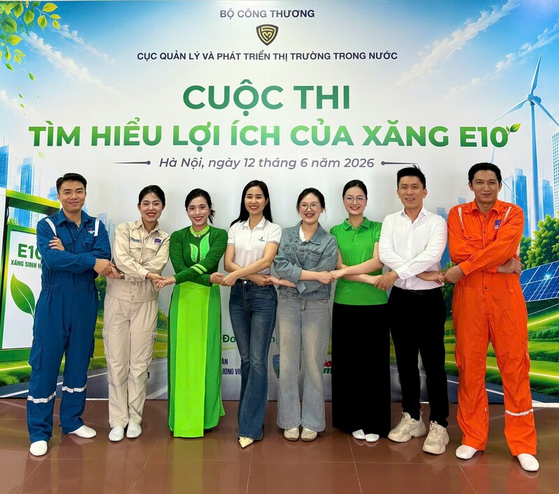 Đội thi Tổng Công ty Lọc hóa dầu Việt Nam giành giải Nhì. Ảnh: BSR