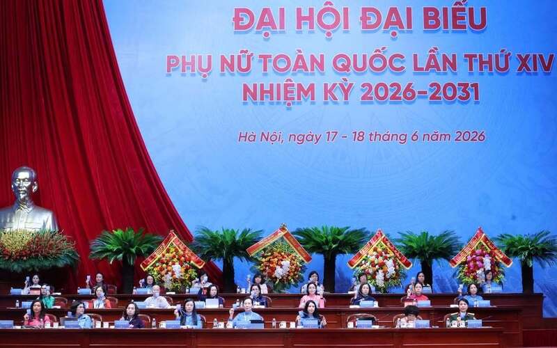 Tham dự đại hội có 793 đại biểu chính thức là những phụ nữ tiêu biểu, đại diện cho các tầng lớp phụ nữ, các dân tộc, tôn giáo, lĩnh vực công tác và thành phần xã hội trong cả nước. Ảnh: MTTQVN
