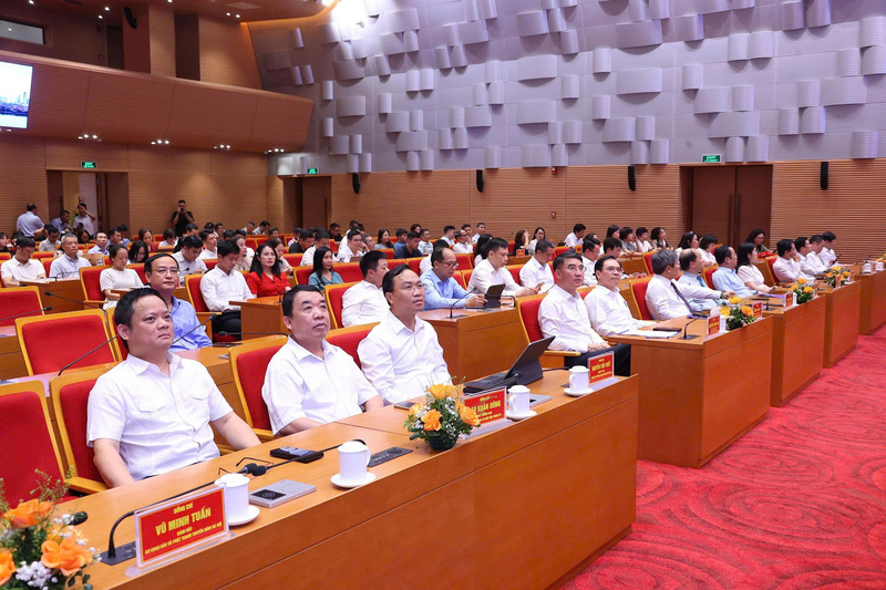 Các đại biểu đến dự buổi gặp mặt. Ảnh: Linh Nguyễn