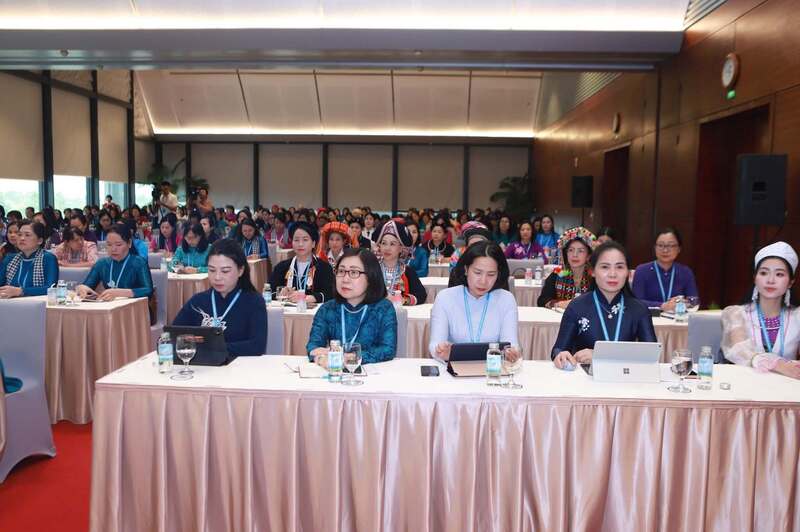 Diễn ra từ ngày 17-18/6, Đại hội đại biểu Phụ nữ toàn quốc lần thứ XIV, nhiệm kỳ 2026-2031 có sự tham dự của 793 đại biểu chính thức. Ảnh: MTTQVN