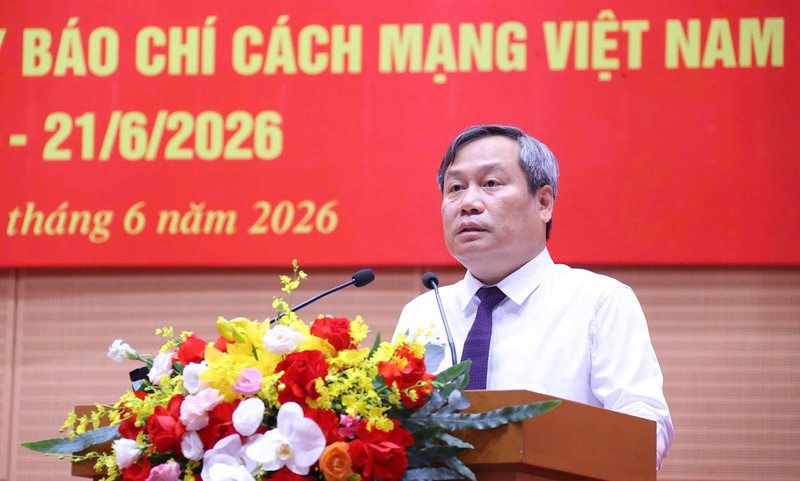 Ông Vũ Đại Thắng, Chủ tịch UBND TP Hà Nội phát biểu tại buổi gặp mặt. Ảnh: Linh Nguyễn