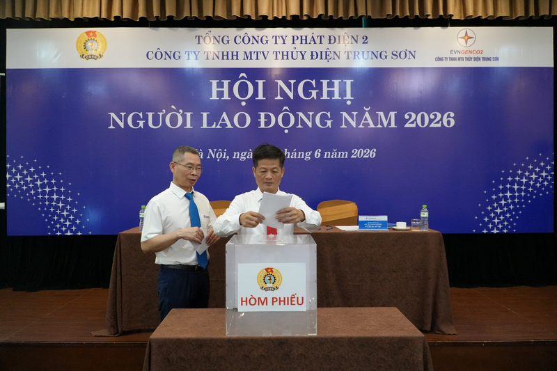Lãnh đạo Công ty tiến hành bỏ phiếu bầu Bầu Ban Thanh tra nhân dân nhiệm kỳ 2026 – 2028.