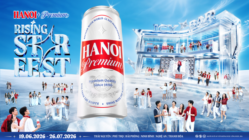 Hanoi Premium Rising Star Fest 2026. Ảnh: HABECO