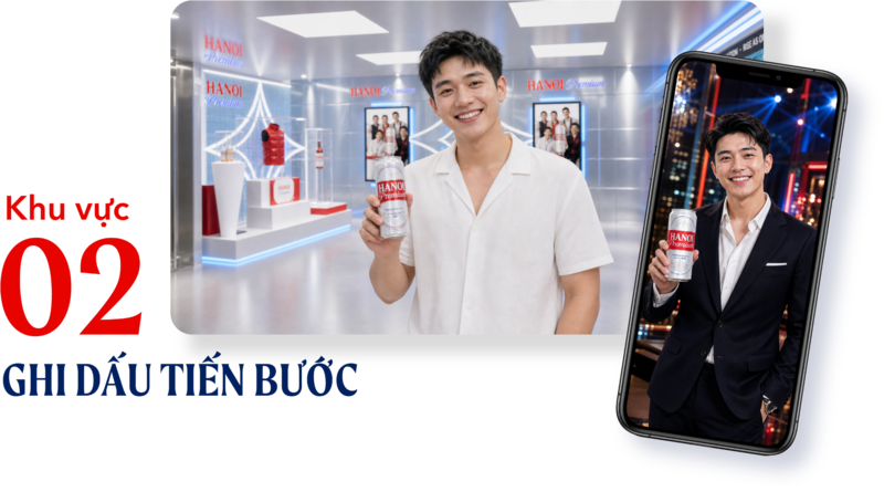 Những điểm chạm công nghệ AI. Ảnh: HABECO