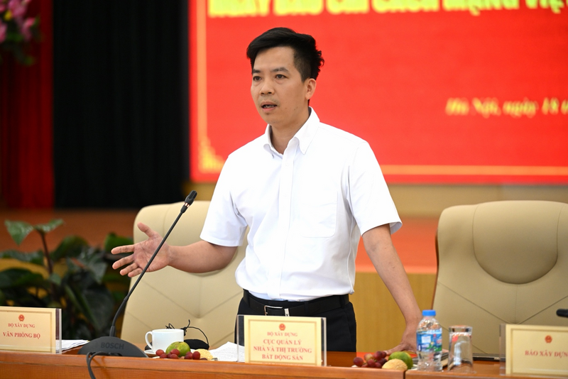 Ông Hà Quang Hưng, Phó Cục trưởng Cục Quản lý nhà và thị trường bất động sản. Ảnh: Nguyên Khánh