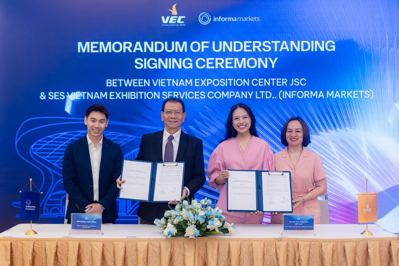 VEC ký hợp tác chiến lược với Informa Markets - một trong những đơn vị tổ chức sự kiện B2B và triển lãm thương mại hàng đầu thế giới