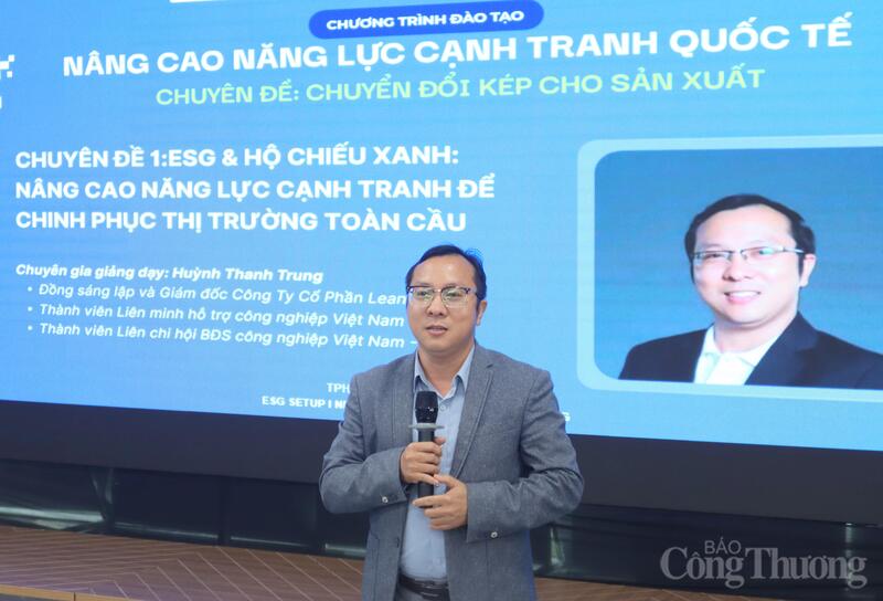 Ông Huỳnh Thanh Trung, Giám đốc Công ty Cổ phần Leanwares.